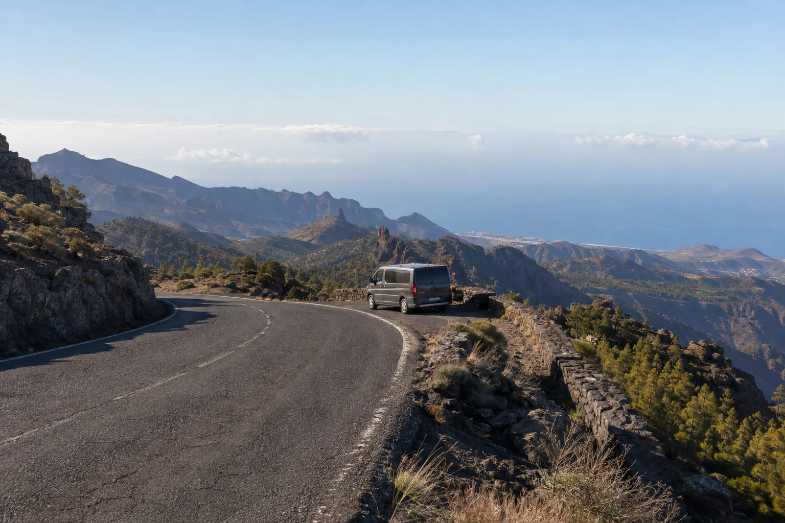 Paisaje de montaña en el entorno de Masca